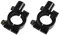 Godimg 7/8 (22 mm) Universal Soporte para Manillar,Soporte para Espejo Retrovisor M10,Aluminio, para Kawasaki Suzuki ATV 4 Wheeler Quad Dirt Pit Pocket Bike Scooter Paquete de 2