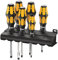 Wera Pozidriv Mechanic Screwdriver Set 6-Piece Slotted