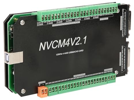 Scheda di Movimento Nvcm Controller CNC a 6 Assi Scheda di Interfaccia USB per Motore Passo-passo