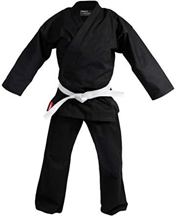 DEPICE Unisex – Erwachsene Kage Karateanzug, schwarz, 180cm