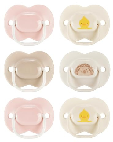 Tommee Tippee Anytime Schnuller, 0-6 Monate, 6er-Packung mit symmetrischen, BPA-freien Schnullern