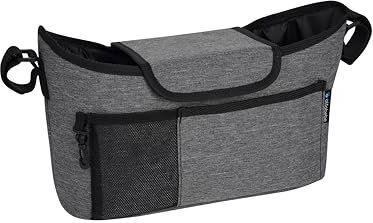 Altabebe Kinderwagen-Organizer, Kinderwagen-Buggy-Tasche, grau/schwarz
