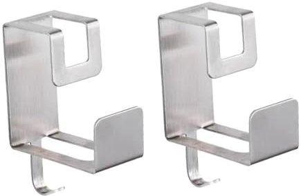 CANIGHT Multipurpose Wall Basin Hanger Rack 2 Pack Storage Holder for Bathroom Accessories Sturdy Easy to Install Space-efficient