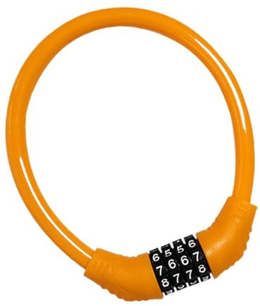 Fahrrad-Kettenschloss, Fahrrad-Zahlenschloss,4-stellige Hochsicherheits-Fahrradschlösser mit numerischem Code - Rückstellbares robustes schlüsselloses Fahrradschloss für Fahrräder und Motorräder