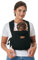 Momcozy Babytrage Neugeborene ab Geburt | Ergonomische Tragehilfe mit Nackenstütze | Leicht & sicher (3.5-11 kg),Schwarz