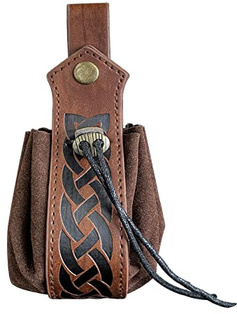 Style-Dice Storage Bag-Retro Medievale Cintura Borsa Coulisse Portamonete Gioielli Borse Unisex Vintage Dadi