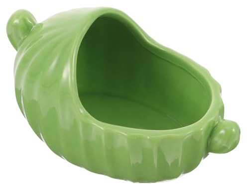 SUPVOX Bañera Cerámica para Hámster Baño de Arena Antideslizante Tamaño Pequeño para Jaula Mascotas Verano Borde Liso para Animales Pequeños