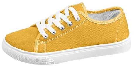 Générique Chaussures décontractées Femmes Unisexes Toile Lacets Confortables Plates Respirantes Quotidien