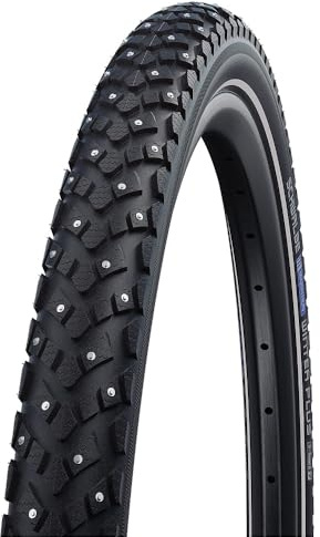 Schwalbe, Marathon Winter Plus, Tire, 26''x1.75, Wire, Clincher, Winter, SmartGuard, 67TPI, Black