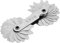 Radius Gauge Set Stainless Steel Fillet Thread Gauge External Internal Convex Concave Gauge Arc Measuring Tool for and Die Makers Check(R1-6.5MM)