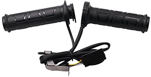 MULAIDI Almohadilla térmica eléctrica de 22 mm para manillar de bicicleta eléctrica, puños de invierno, cojín de calefacción para bicicleta eléctrica, calentador de manillar de motocicleta