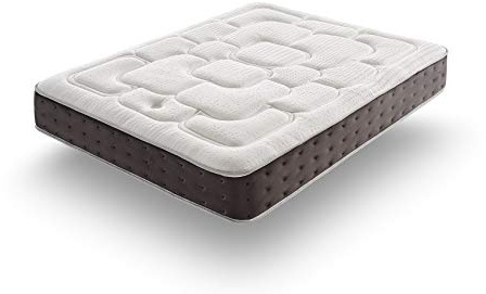 Simpur Relax | Madrass 90 x 200 cm Royal Top Viscolastic och baggfjädrar | 30 cm tjock | 11 komfortzoner | halvfast och fluffig.