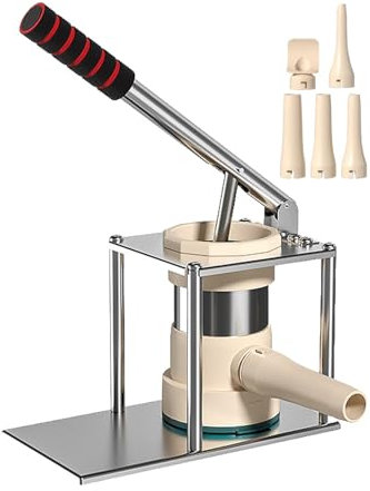 Ruhnjyg Insaccatrici per salsicce,Macchina per insaccatrici per salsicce - Macchina per salsicce verticale,Insaccatrice manuale per carne, riempitrice per salsicce per uso commerciale e domestico