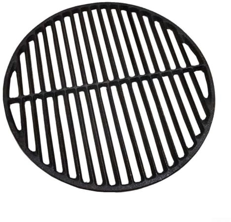 UrbanHui Griglia rotonda in ghisa con diverse opzioni di dimensioni per griglie a carbone e gas, grande cottura adatta per salsicce, bistecche, pesce e pollame barbecue (rete a griglia da 25 cm)