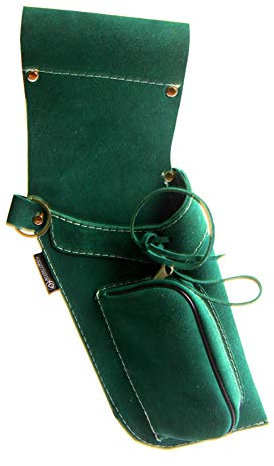 FHUILI Leather Arrow Quiver - Archery Shoulder Back Quiver Bow - Hunting Shooting Archery Quiver - Archery Traditional Suede Leather Side Quiver for Hunting & Archery Sports,Right