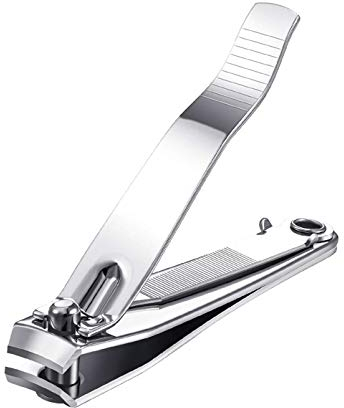 1 tagliaunghie resistente in acciaio inox per unghie dei piedi, per unghie spesse, uomini e donne