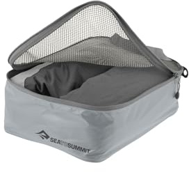 Sea to Summit - Garment Mesh Bag Kleideraufbewahrung S - Wasserabweisend & Ultraleicht - Ultra-SIL-Nylongewebe - Strapazierfähige Reißverschlüsse & Griffe - Reisen - Pewter Grey - 25 x 19 x 9cm - 60g