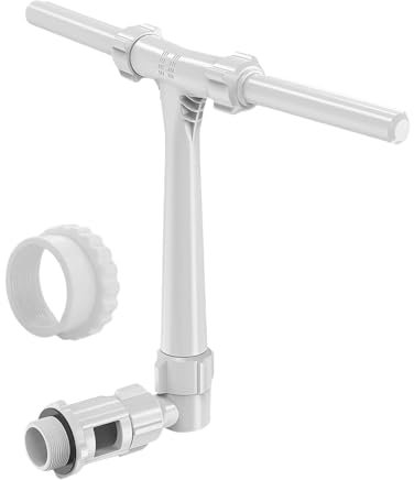 Duroecsain Fuente de Pulverización para Piscina - Cascada Ajustable a 360° con Sistema de Riego