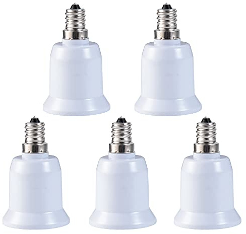 E11 a E26/E27 macho E11 hembra E26/E27 enchufes de luces, enchufe de bombilla, adaptador de enchufe de luz, adaptador de base de bombilla convertidor