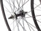 KHE Fixie Laufrad hinten 700c 28 Industriegelagert 32 Loch schwarz Doppelkammerfelge Flip Flop Starr + Freilauf