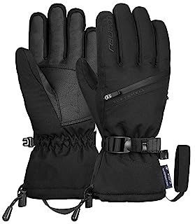 Reusch Demi R-TEX XT extra warme, wasserdichte, Winddichte und atmungsaktive Winterhandschuhe Fingerhandschuhe Schneehandschuhe Sporthandschuhe Skihandschuhe Damen, schwarz, 7