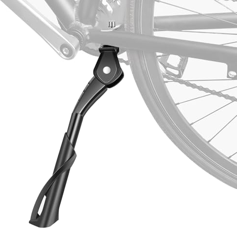 Noosverl Höhenverstellbar Fahrrad Ständer, 24-29 Zoll Stabil Fahrradständer, Anti-Rutsch Seitenständer, für Mountainbikes,E-Bike,Citybikes|Maximale Belastung 35 kg