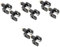 Uonlytech 4 Sets Planer Adjuster Wrench Power Tool Hand Plane Pocket Hole Jigs Planer Aligner Woodworking Jointer Planer Useful Planer Calibrator Planer Setting Abs