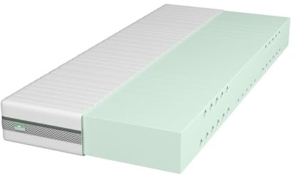 Matratzenheld Balance Duo Kaltschaummatratze | Ergonomische 7-Zonen Matratze aus Kaltschaum | 2in1 H2 & H3 | Öko-Tex Zertifiziert | Hypoallergen & Antibakteriell | Höhe 20 cm | 90 x 200 cm