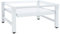 HOMTAKIE - Base para lavadora con estante deslizante, color blanco