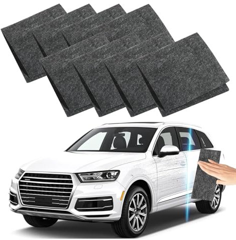 8 Pezzi Nano Sparkle Cloth,Panni Magici per Rimuovere Graffi Auto,Panno Riparatore Vernice Auto per Graffi Leggeri,Riutilizzabile e Compatibile con Tutti i Colori