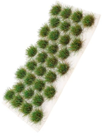 FONDOTIN 1 Ensemble Touffes Herbe Artificielle pour Modélisme Décoration de Scène Miniature avec Touffes de Gazon pour DIY et Paysage