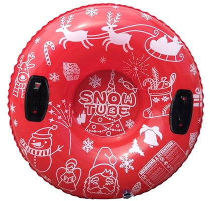 Colchonetas de Nieve Accesorios Inflables para Trineo al Aire Libre | Trineos de Nieve para Exteriores para Niños Adultos Principiantes Visitas Jardín Montaña Parque
