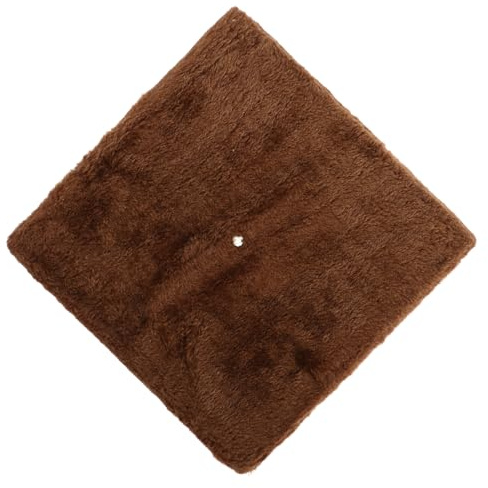 DIYEAH Tablero Rascador para Gatos Domésticos, Accesorio Desmontable de 25x25 Cm en Tablero de Partículas Marrón, Plataforma Resistente para Estante y Base de Rascador DIY, Adecuado