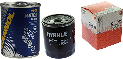 MAHLE/KNECHT OC 501 Filtre à huile d'origine + rinçage moteur SCT Flush