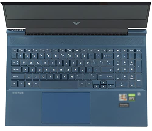 MiNGFi Silicone Cubierta del Teclado para HP Victus 16.1 16-d0000 16-e0000(2021) - Transparente