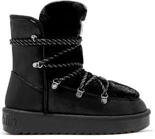 D.Franklin Botas Australianas de Mujer con Material Repelente al Agua Nordic Trk Fur en Negro - Botas para Mujer - Moda casual - Talla (39) - Modelo nordic-trk