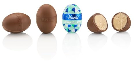 Venchi - Huevos de Chocolate con Crema de Leche, 1 kg - Idea de Regalo - Sin Gluten
