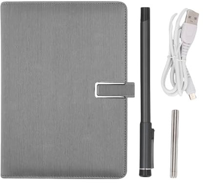 Jectse Digitales Notizbuch mit Smart Pen, Echtzeitsynchronisierung für Digitalisierung, Bluetooth -Wireless -Papier -Smart -Schreibset, Konvertieren in Text, Speichern und Freigeben von (Gray)