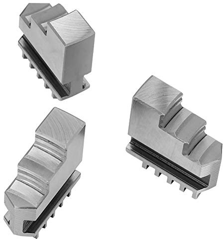 Fafeicy Portabrocas de Mandíbula Exterior, Portabrocas Autocentrante K11-80 de 3 Piezas para Procesamiento de Metales, Boquillas 20CrMnTi, Accesorios para Herramientas de Torno