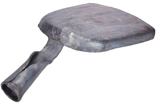 PartyKindom Pala per Cenere a Mano in Acciaio Forgiato, Paletta per Carbone da Cucina Leggera Manico Ergonomico, Attrezzo per Riscaldamento e Caminetti Adatto Uso Domestico e Barbecue