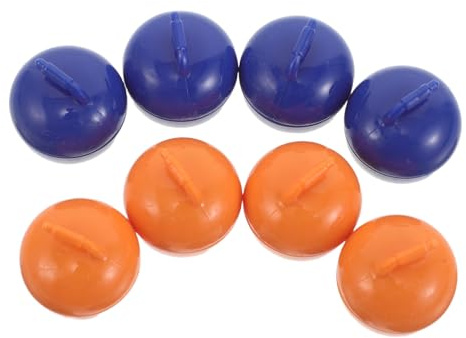 HEMOTON 8 Pezzi Palline da Curling da Tavolo in Plastica Sostituibili Mini Shuffleboard Portatile Design Versatile per Viaggi e Intrattenimento