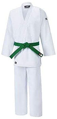 Mizuno Hayato Tuta da Judo, Bianco, 120 Unisex-Kids