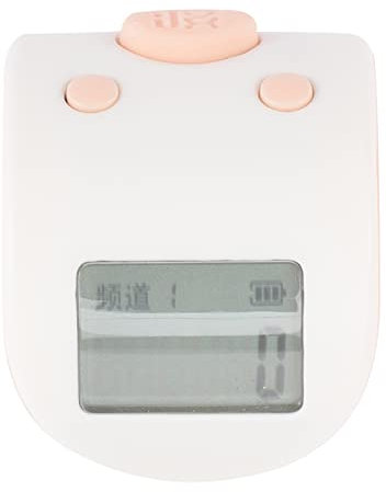 UKCOCO Digital Counter Digital Fingerzähler LCD Leuchtendes Elektronisches Digitaldisplay Finger Hand Tally Counting Manual Clicker Number Rundenzähler für Golfs Runde Rosa Häkeln