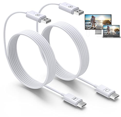 OBEST Wireless HDMI Transmitter and Receiver, 1080P HDMI Funkübertragung für Streaming Video Audio File von, Laptop, PC, Kamera to TV/Beamer/Monitor, Wireless HDMI Dongle(165ft/50m), Plug and Play