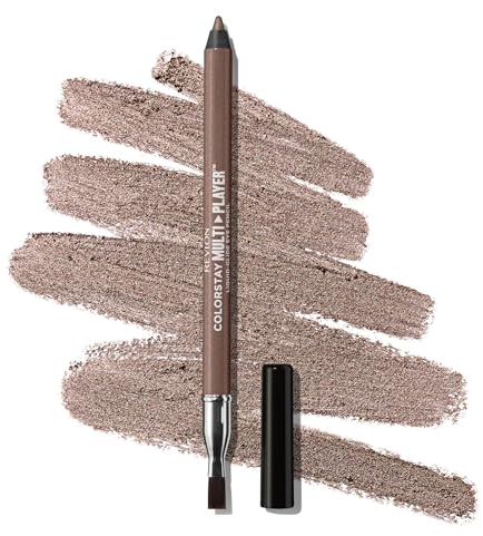 Revlon Eyeliner ColorStay Multiplayer Liquid-Glide, produit de maquillage multi-usages dôté d'un pinceau professionnel, texture crémeuse, waterproof et longue tenue, 404 Under the Radar, 0.9g