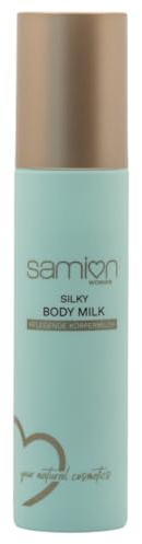 samion | SILKY BODY MILK | Pflegende Körpermilch | hochwertige Inhaltsstoffe | zieht schnell ein | Vegan | 125ml