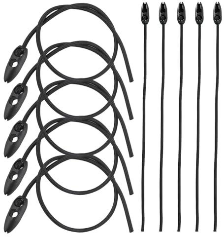 Corda Elastica per Teloni Cartello Carichi Sporgenti Omologato SRLWMYI 10 pcs Elastici 100cm Cinghie di Fissaggio, per Biciclette Motociclette Teloni Multifunzionale Lunghezza Regolabile