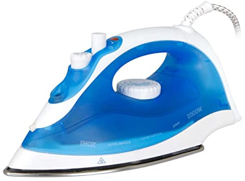 Plancha de vapor automática. Potencia 2.000W. Suela de acero inoxidable. Regulador vapor 3 posiciones.