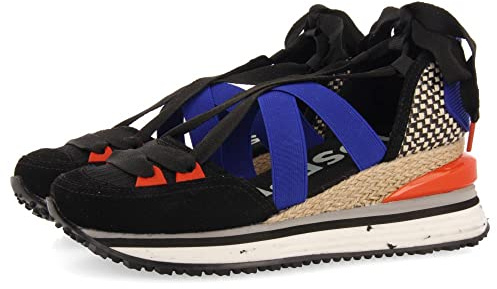 Sneakers Beige Tipo Espadrille con cuña para Mujer coinches