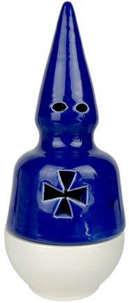 Incensario Nazareno de Cerámica, Azul y Blanco, Fabricado en España